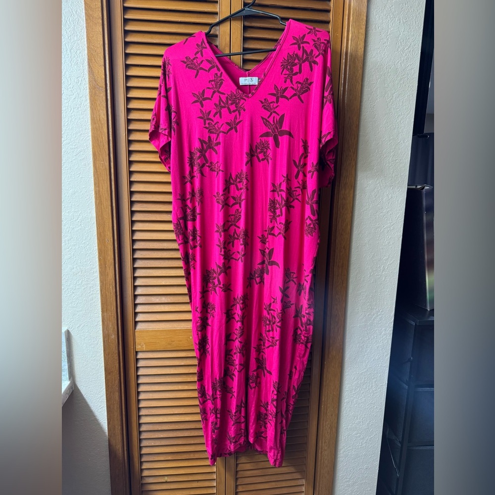 Fighting Eel x Sig Zane orchid long dress (gently used)